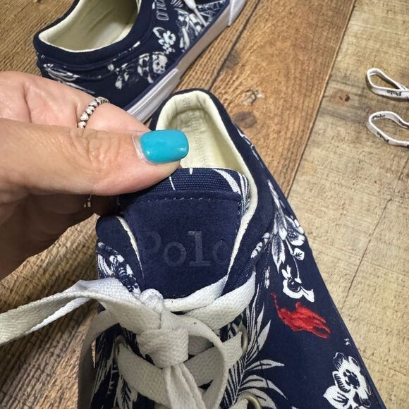 Ralph Lauren Mens Faxon low Oval Mesh Trainers - Picture 11 of 12